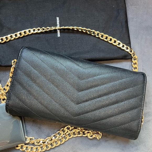 YSL cassandre envelope wallet on chain - Picture 7 of 13